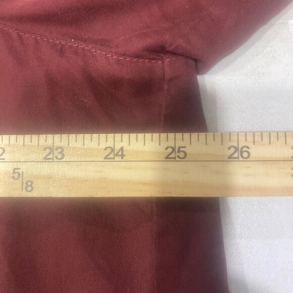 John Mark Oversized Shirt Womens XL red 3/4 sleeve Pullover Boho Travel Casual - Picture 11 of 16